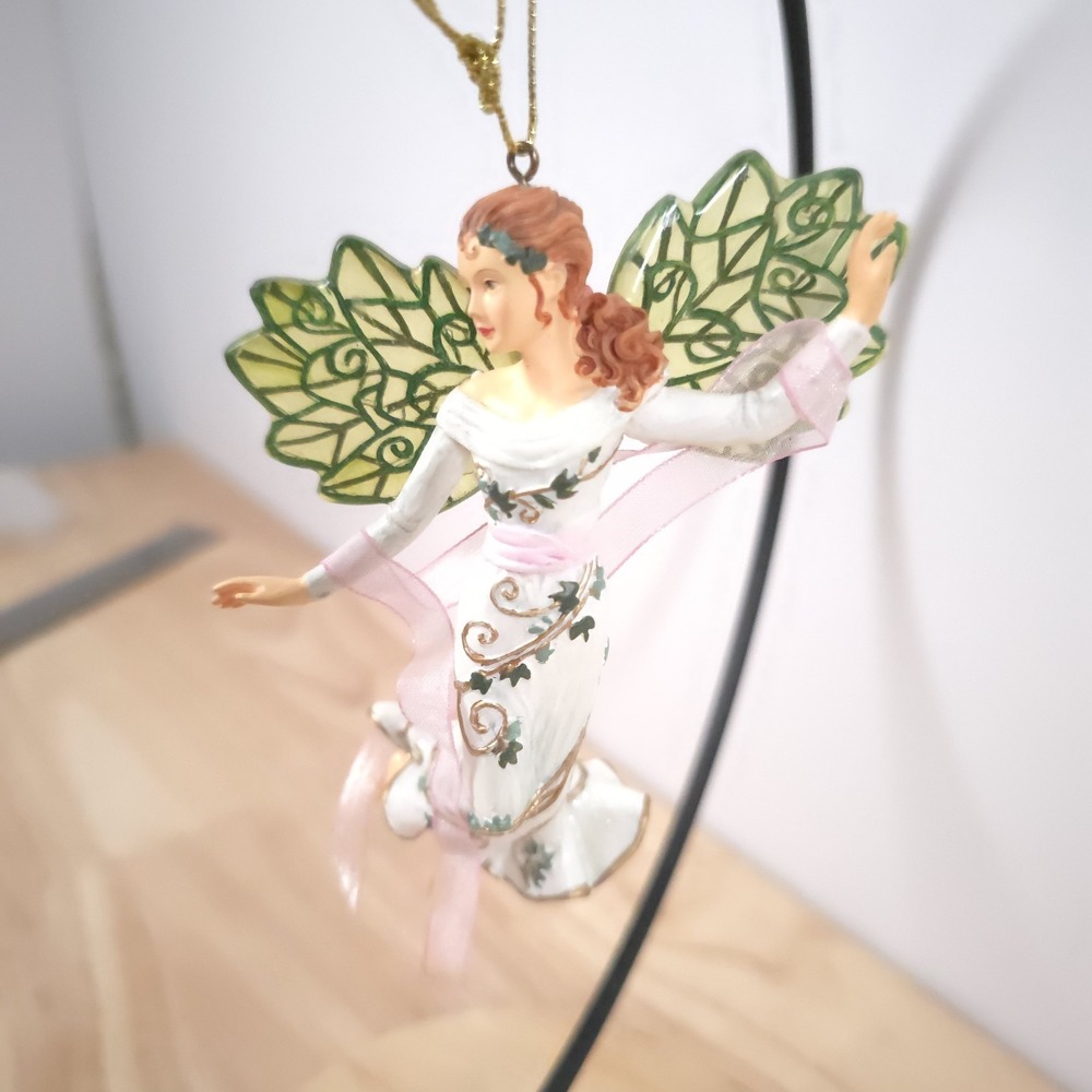 VTG Fairy Ornament On Wings of Light "Ivy's Spiraling Dance" Ashton Drake - Picture 3 of 8